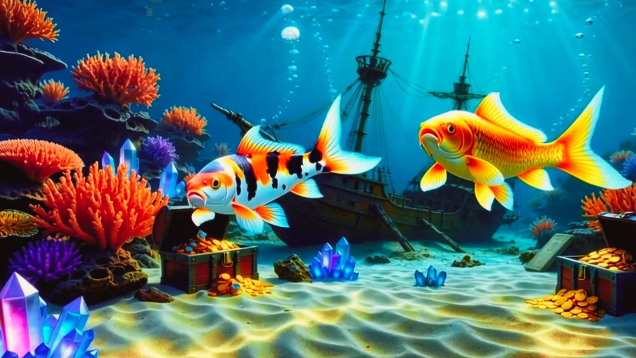 Mystical Koi Fish in a Crystal Ocean | Underwater Fantasy Cinematic