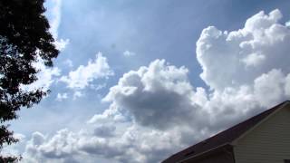 Billowing Cloud Formations on a Gorgeous Spring Afternoon - Time Lapse