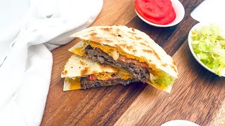 Gooey Quesadilla Burgers Recipe