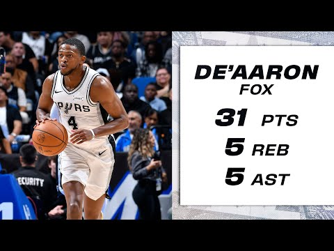 MR. CLUTCH! De'Aaron Fox Comes Up Big in Spurs Win!