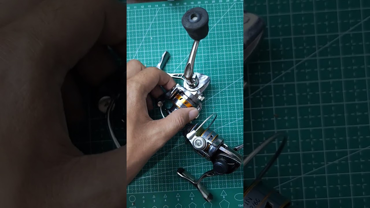 Reel pancing terkecil MN100! Ringkas untuk dibawa. Belanja di shopee Suvicalian ya! 