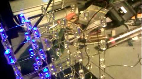 4x4x4 LED cube problem.  Help?