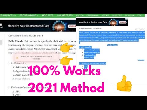 HOW TO COPY PROTECTED CONTENT FROM ANY WEBSITE (2021) 🔥| COULDN'T COPY TRY THIS SUCESSFUL METHOD