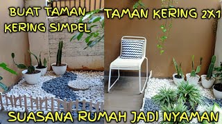 Model Taman Dengan Batu Alam