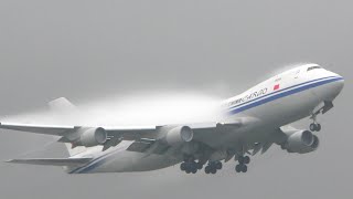 Aircraft Wing Vortices Condensation