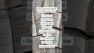 The best free Bible study resources #biblestudy #christianshorts #Christian #studyresources