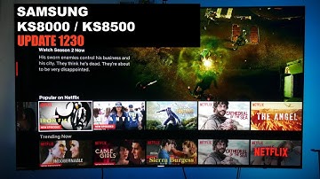 How to update your Samsung TV via USB KS8500 / KS8000 1230 update