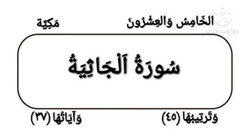 045   Al Jathiyah  سورة الجاثية  الشيخ هاني عيد