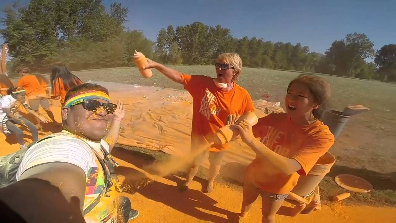 Portland Color Run 2014 - YouTube