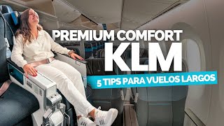 ✈️Así es volar con KLM en Premium Comfort + 5 Tips para vuelos largos✈️