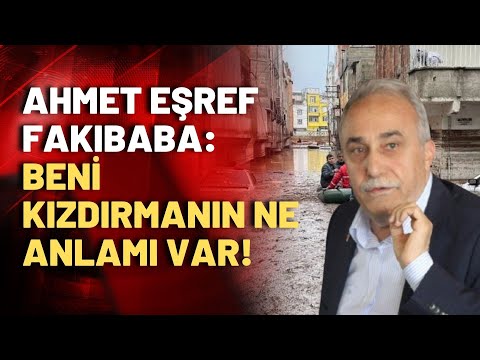 Eşref Fakıbaba'dan sert çıktı: Beni kızdırmanın ne anlamı var!