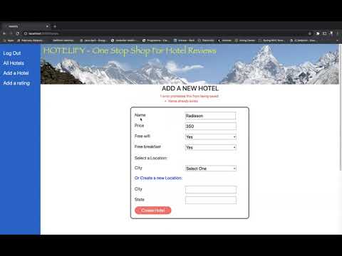 Phase 3 Portfolio Project by Rails: Hotelify