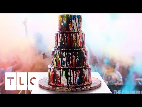 a-colorful-cake-for-the-5th-anniversary-of-the-color-run-|-cake-boss,-season-9