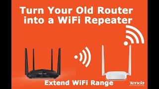 How to Turn Your Old Router Into a WiFi Repeater  - شرح مبسط لاعداد/الراوتر ليعمل كمقوى للاشارة