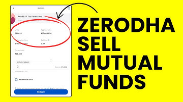 Mutual Funds Withdrawal Guide - How to Sell Mutual Funds in Zerodha Coin - Lock in & Exit Load