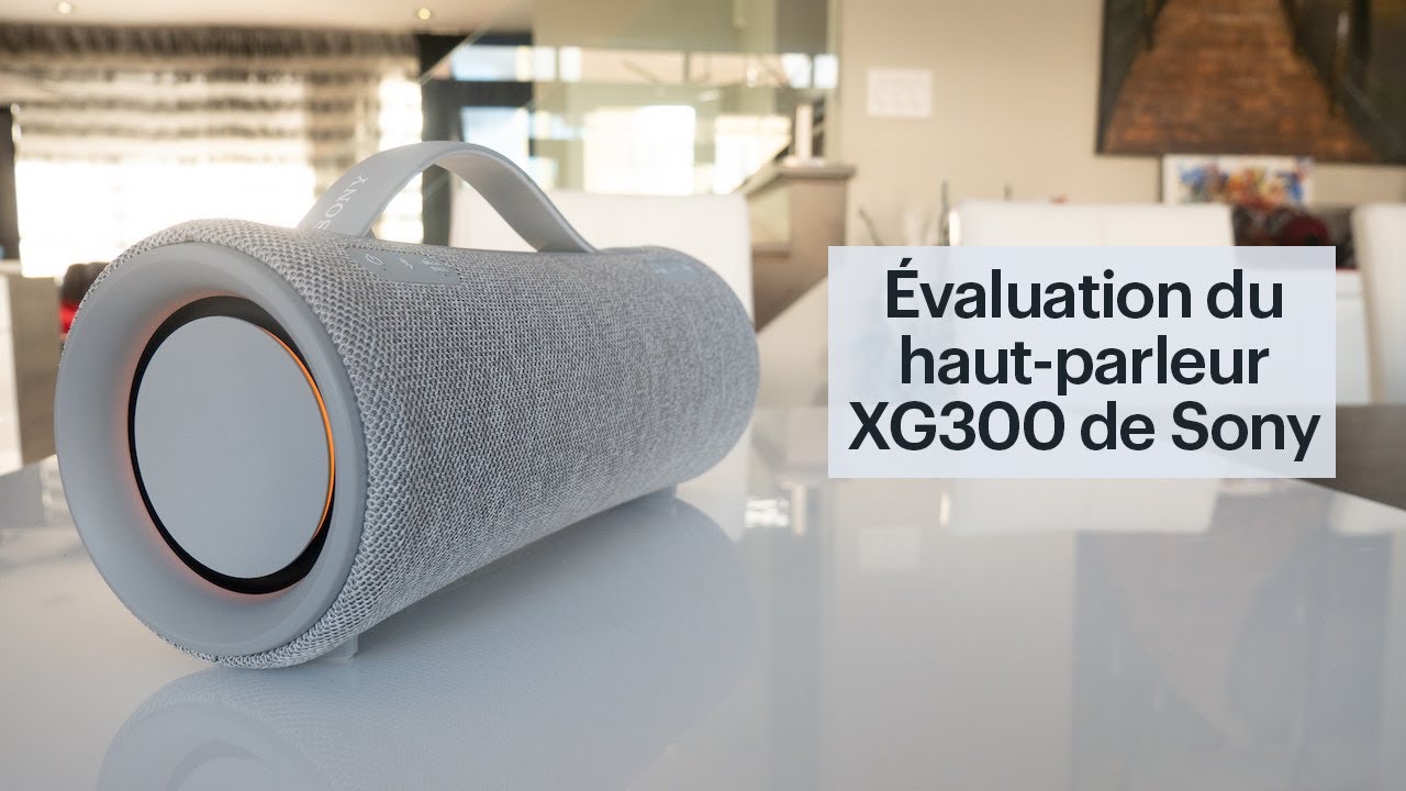 Test de l'enceinte Sony SRS-XG300 : notre avis et verdict