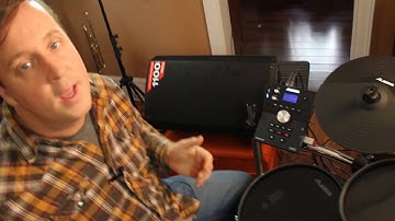 Alesis - Crimson kit - Playing along to your own music