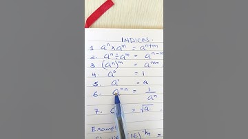 Indices involving simultaneous equations
