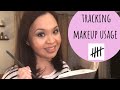 Why and How I track all my Makeup Usage each month! &amp; Sharing my unfancy bullet journal “spreads.”