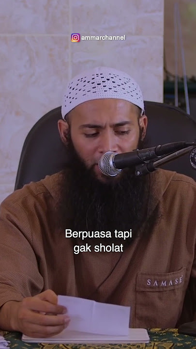 PUASA TAPI TIDAK SHOLAT, SAH KAH PUASANYA ? || USTADZ SYAFIQ RIZA BASALAMAH