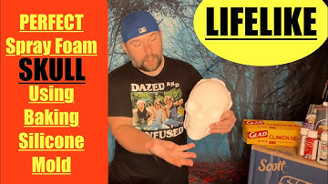 Halloween Foam SKULL Prop Silicone Mold