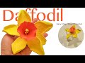 Easy Daffodil Clay Flower Without Cutter or Mold