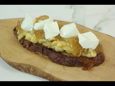Robinfood / Tostada de plátano y jengibre [Receta Exprés]