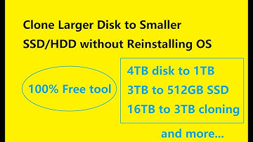 Free Clone/Migrate Larger Disk to Smaller SSD/HDD without Reinstalling OS or Losing Data