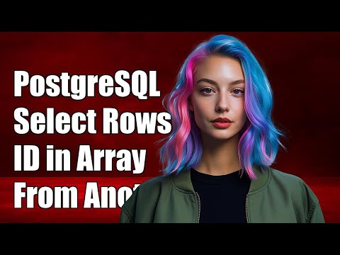 PostgreSQL: Select Rows Where ID is in Array from Another Table