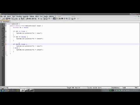 Java-programmering 9 - Primitive datatyper del 4 (boolean)