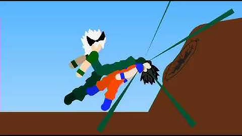 Stick nodes Goku,vegeta y gohan vs zaiko
