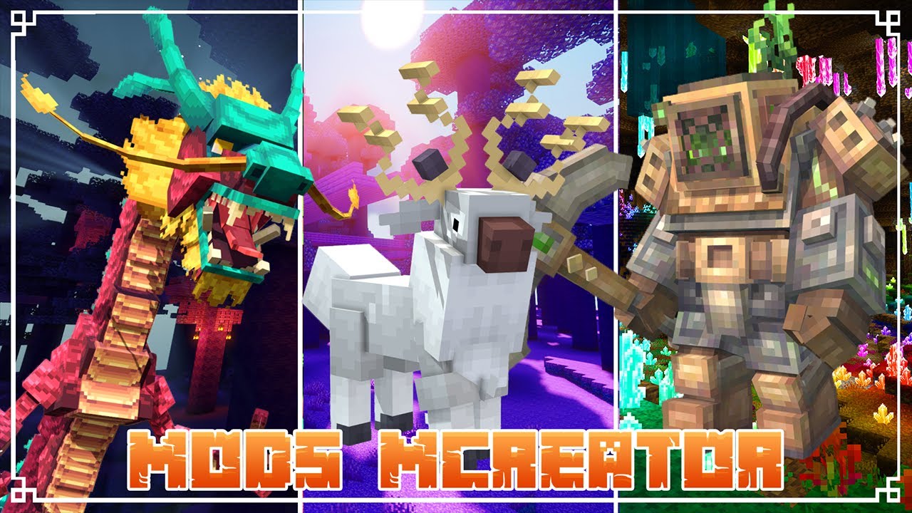 TOP MELHORES MODS FEITOS NO MCREATOR [JAVA,PC,FORGE,FABRIC] - YouTube