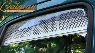 Front Window Screens for Van Life | TheGalavan