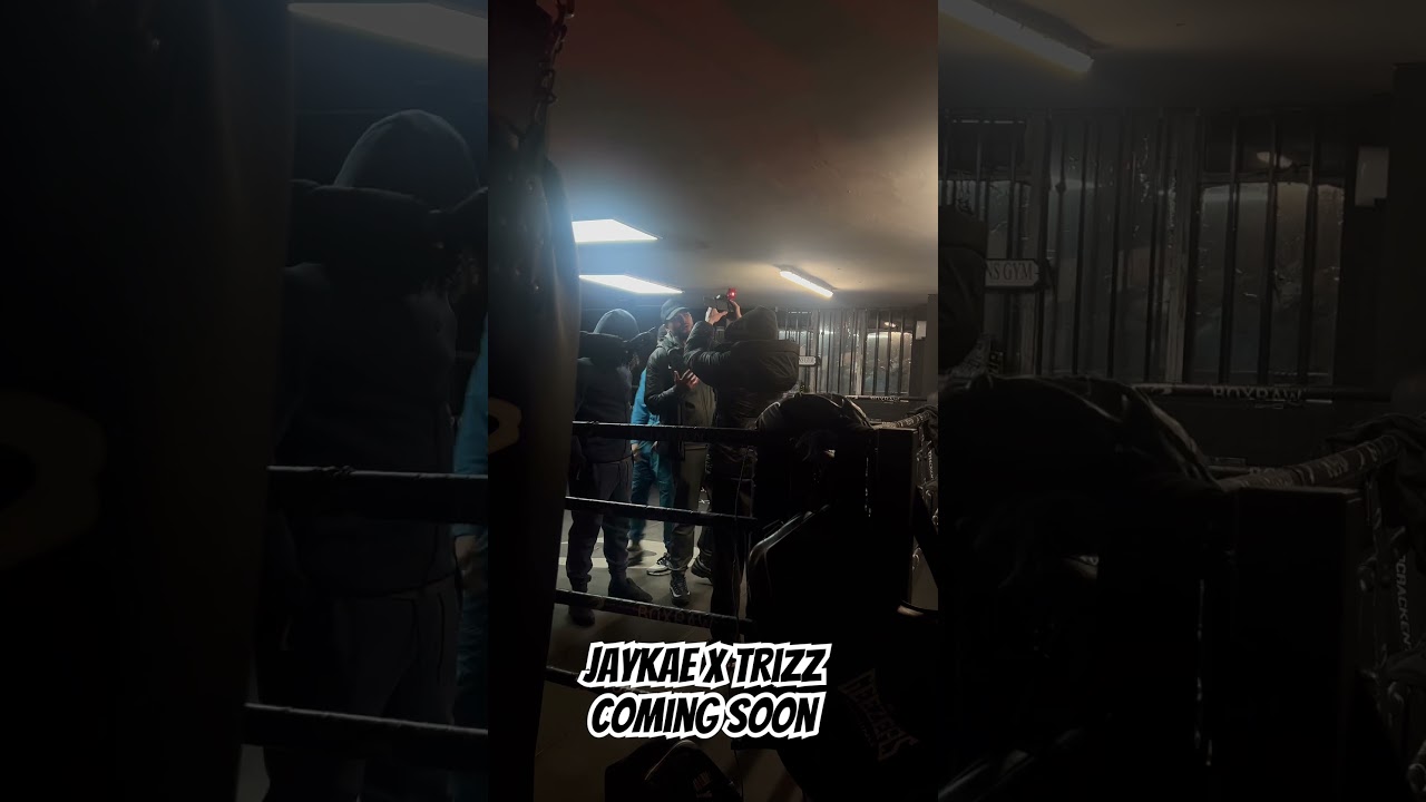 Jaykae x Trizz shooting a video 👀