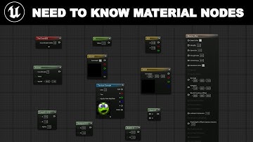 All Unreal Engine Beginner Material Nodes You Need To Know About