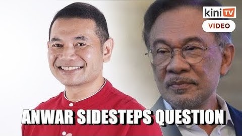 Anwar chooses not to answer questions on Rafizi