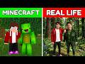 Minecraft VS Real Life – JJ &amp; Mikey 😱🔥