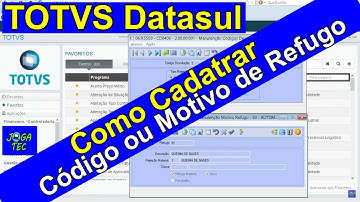 TOTVS Datasul - Como Cadastrar Código ou Motivo de Refugo para Apontamento de Refugos na Produção