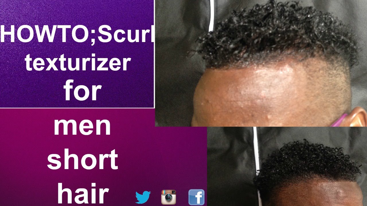 Howto S Curl Texturizer For Men Short Hair Youtube
