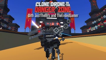 Clone Drone in The Danger Zone: Random Upgrade Challenge with JustTheBits, Upgrade Bot Dislikes Me.