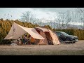 I Went Camping with My Father | Japan Autumn Scenery and Cooking | ZenMarket Camping Products