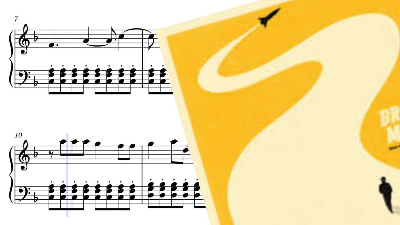 Marry you - Piano sheet music (Bruno Mars) Marry you - Piano sheet music (Bruno Mars)