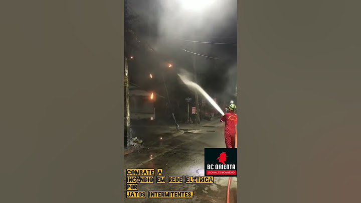 Combate a incêndio em rede elétrica
