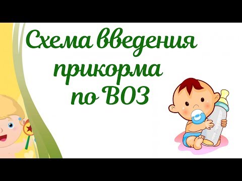 Схема введения прикорма по ВОЗ🥦🍜Основные правила введения прикорма