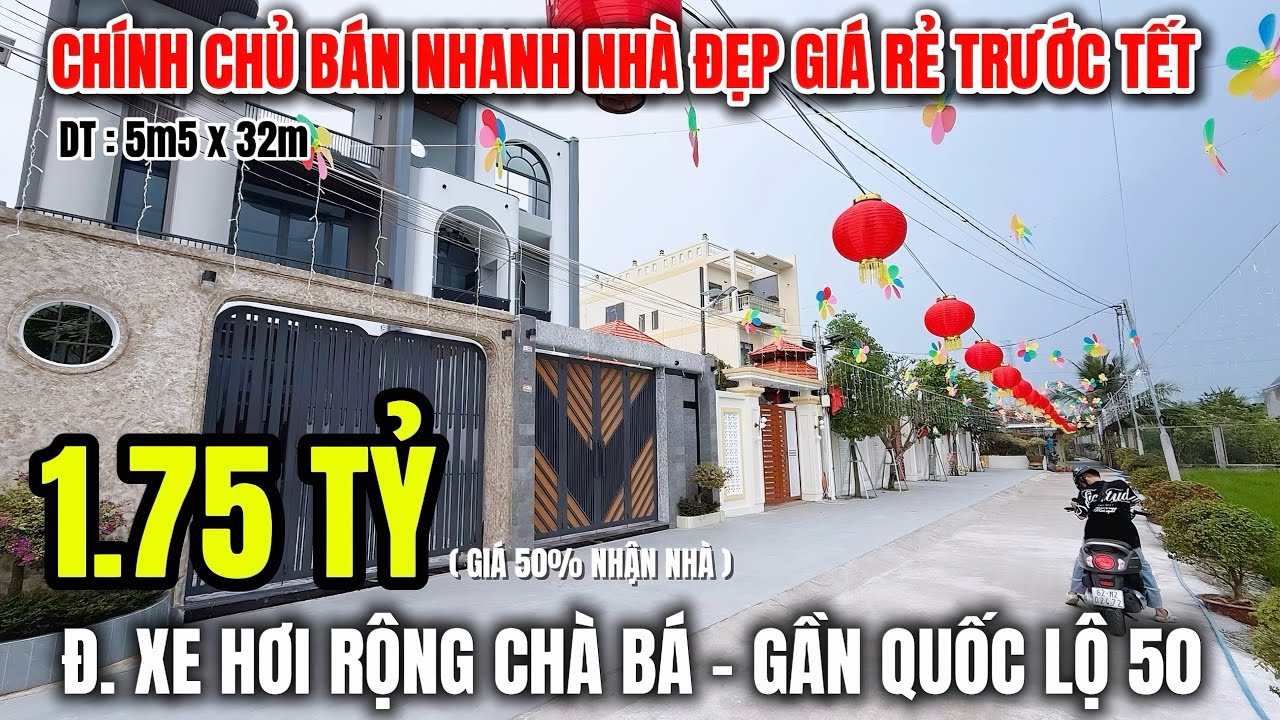 Chính Chủ Bán Nhanh Nhà Đẹp Gần Quốc Lộ 50 Giá Rẻ Đường Rộng Chà Bá | REVIEW NHÀ ĐẸP BÌNH CHÁNH