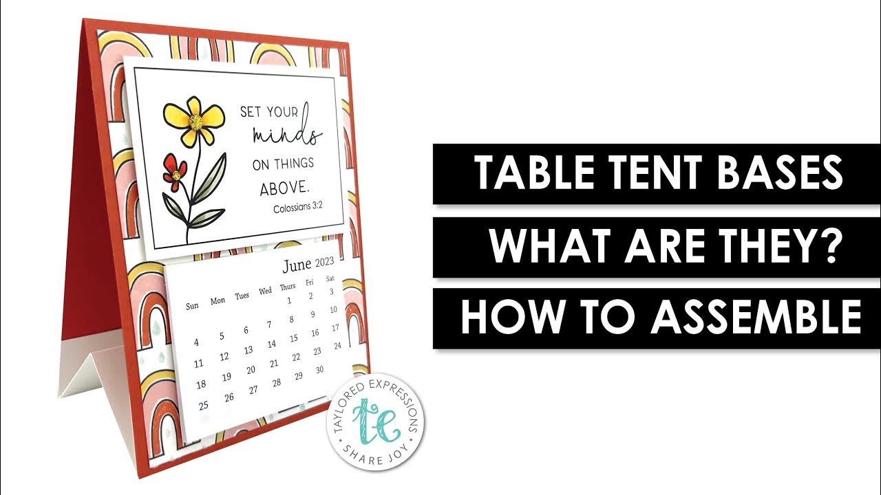 One minute tutorial diy card paper craft project standing display