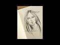 Fashion sketch tutorial by ZEYNEP DENIZ-drawing the female fashion face/front view