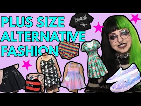 Plus Size Alternative Fashion And Where To Find It! 2xl+ *Goth/Kawaii/Pastel* // Emily Boo