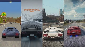 Evolution of the Lamborghini Countach in Need for Speed (1998 - 2022)