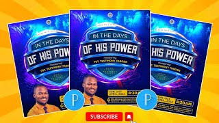 Creative Church Flyer Design in PixelLab | Poster Design in PixelLab Editing + RESOURCES INCLUDED 🔥🔥